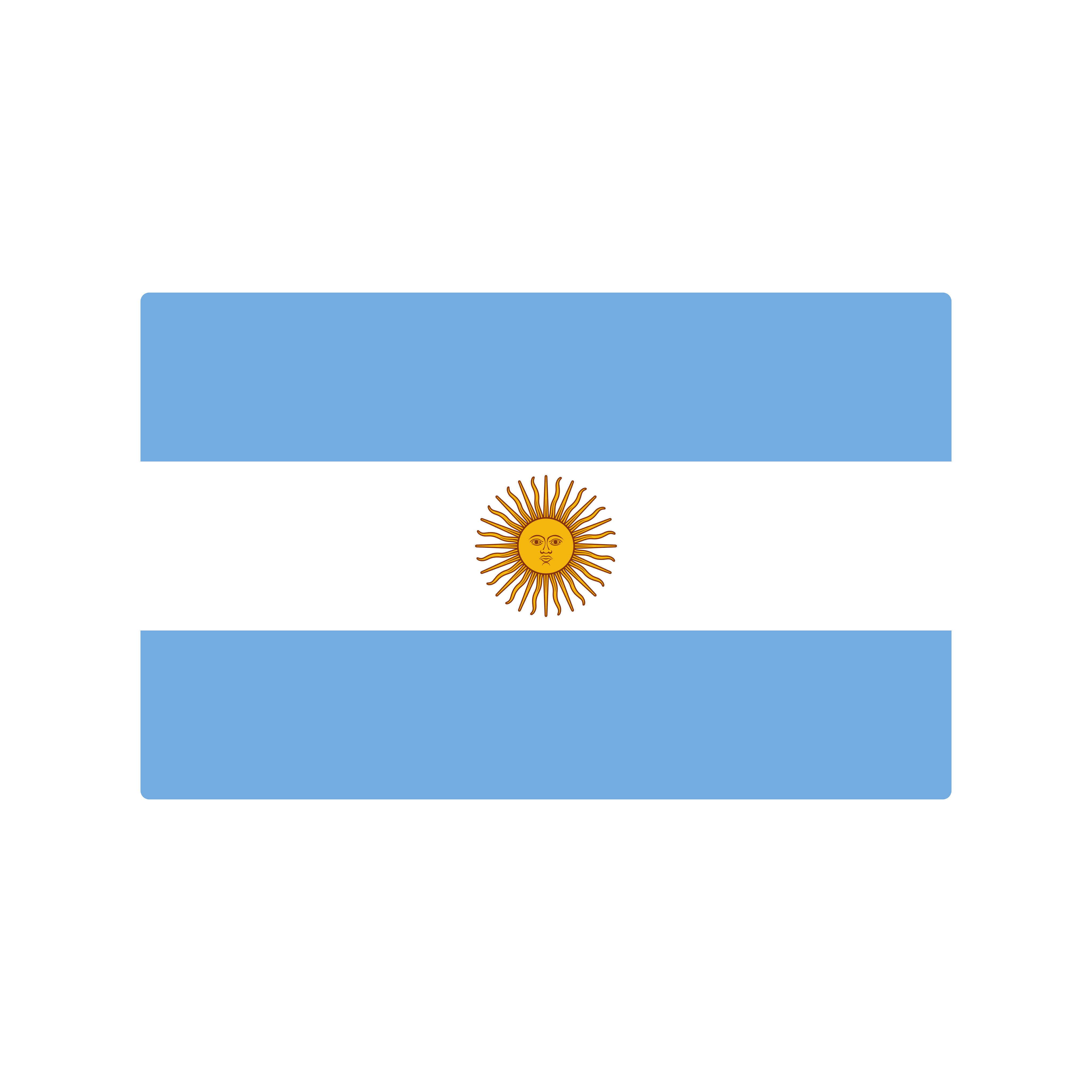  Bandeira da Argentina PNG.