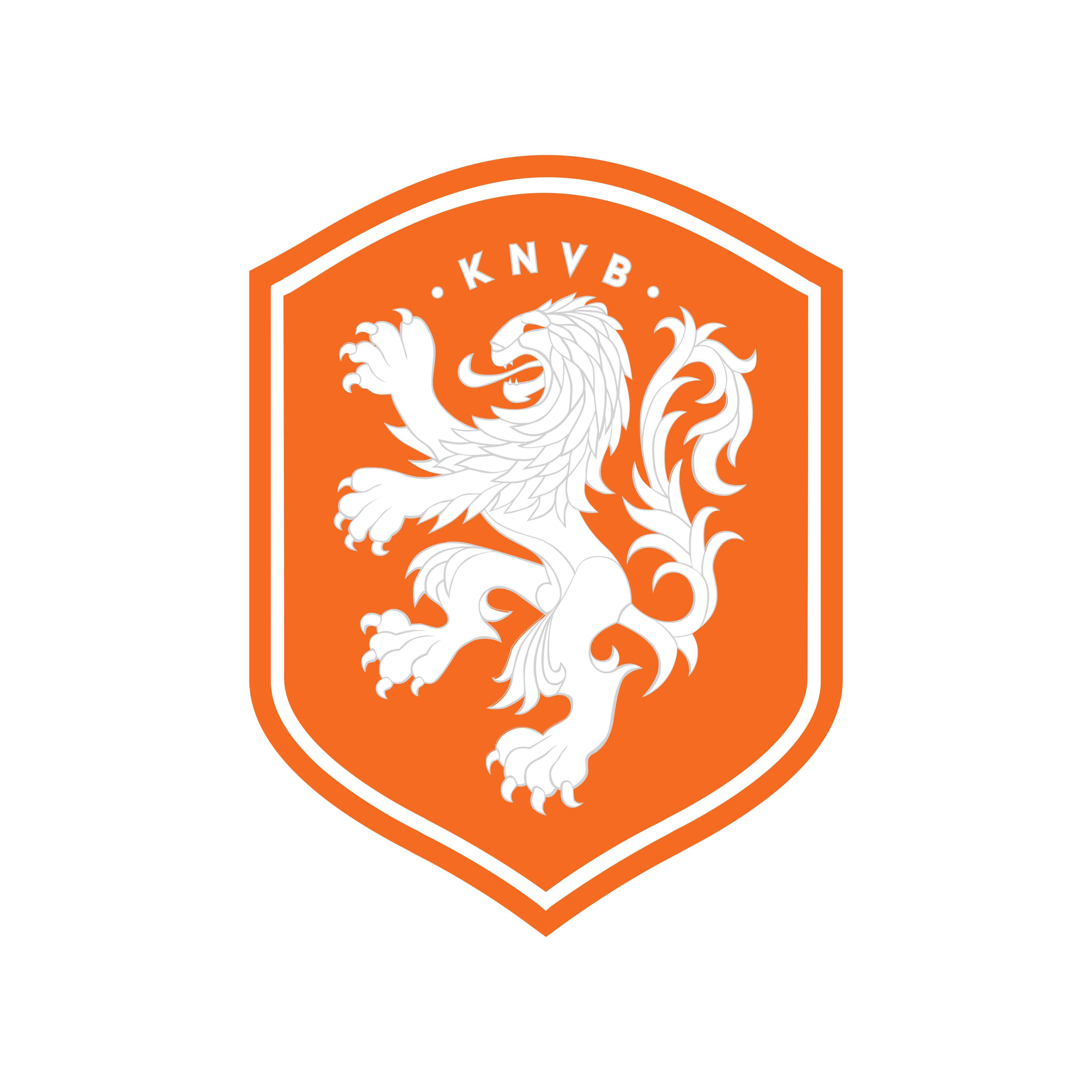 holanda netherlands football team logo 0 - KNVB - Équipe des Pays-Bas de Football Logo