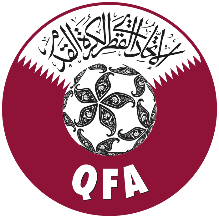qfa qatar football logo 3 - QFA Logo - Qatar National Football Team Logo