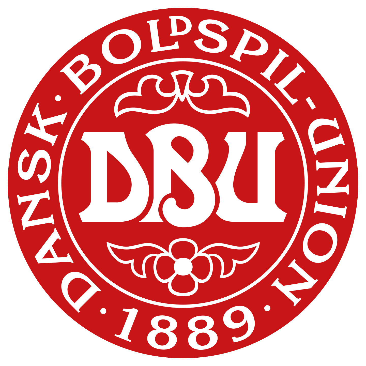 Denmark National Football Team Logo.