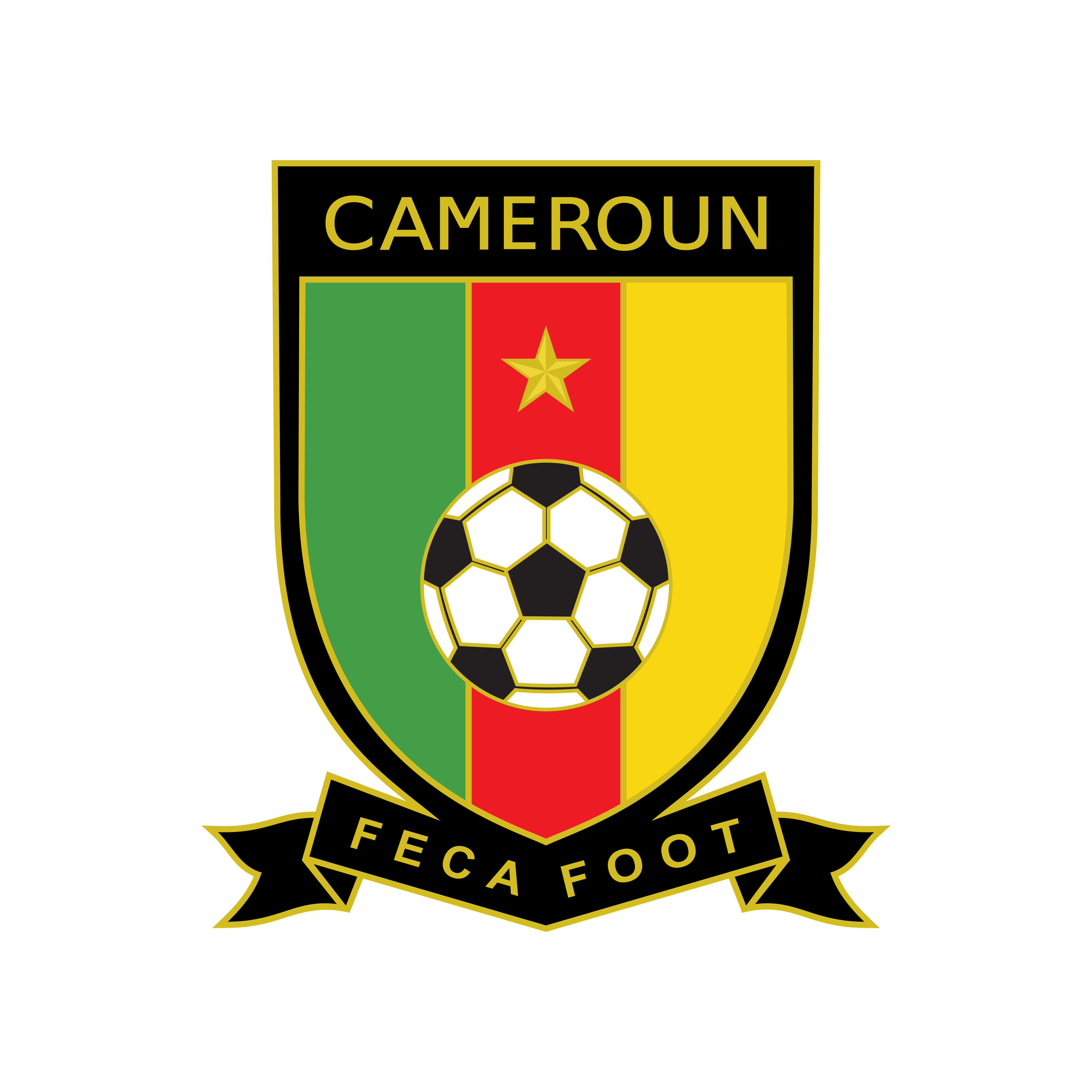 cameroon national football team logo 0 - Équipe du Cameroun de Football Logo
