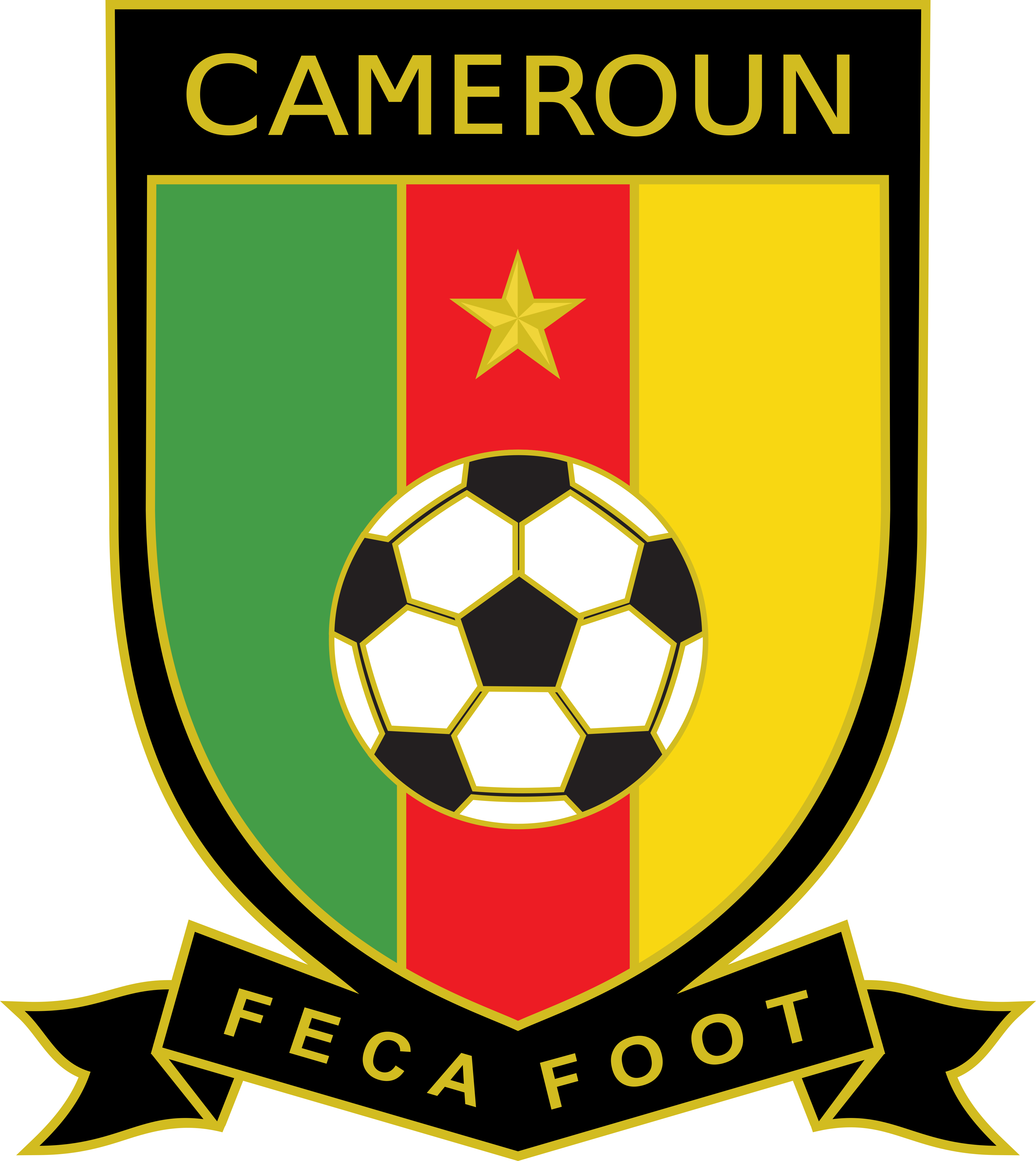 Cameroon National Football Team Logo.