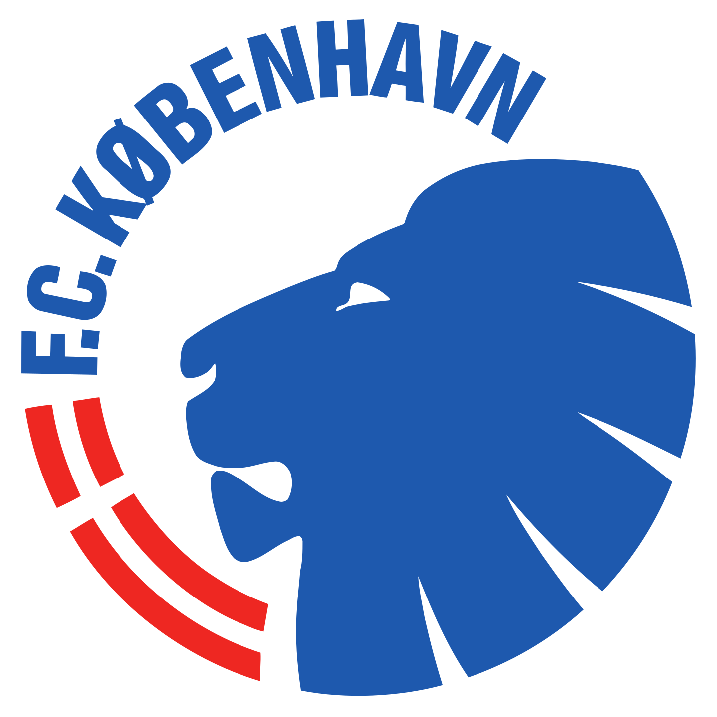 fc copenhagen logo 2 - F.C. Copenhagen - F.C. København Logo