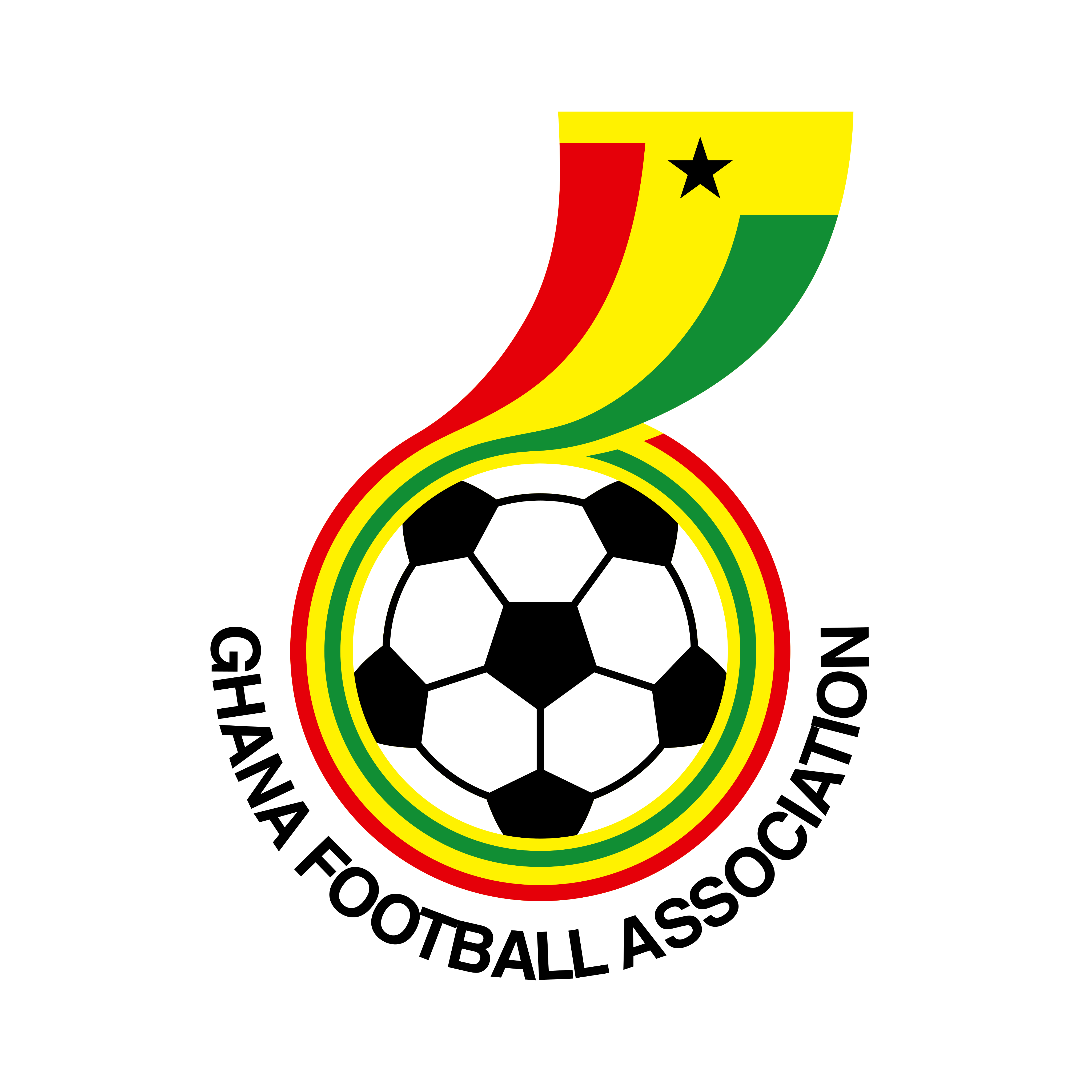 Ghana National Football Team Logo PNG.