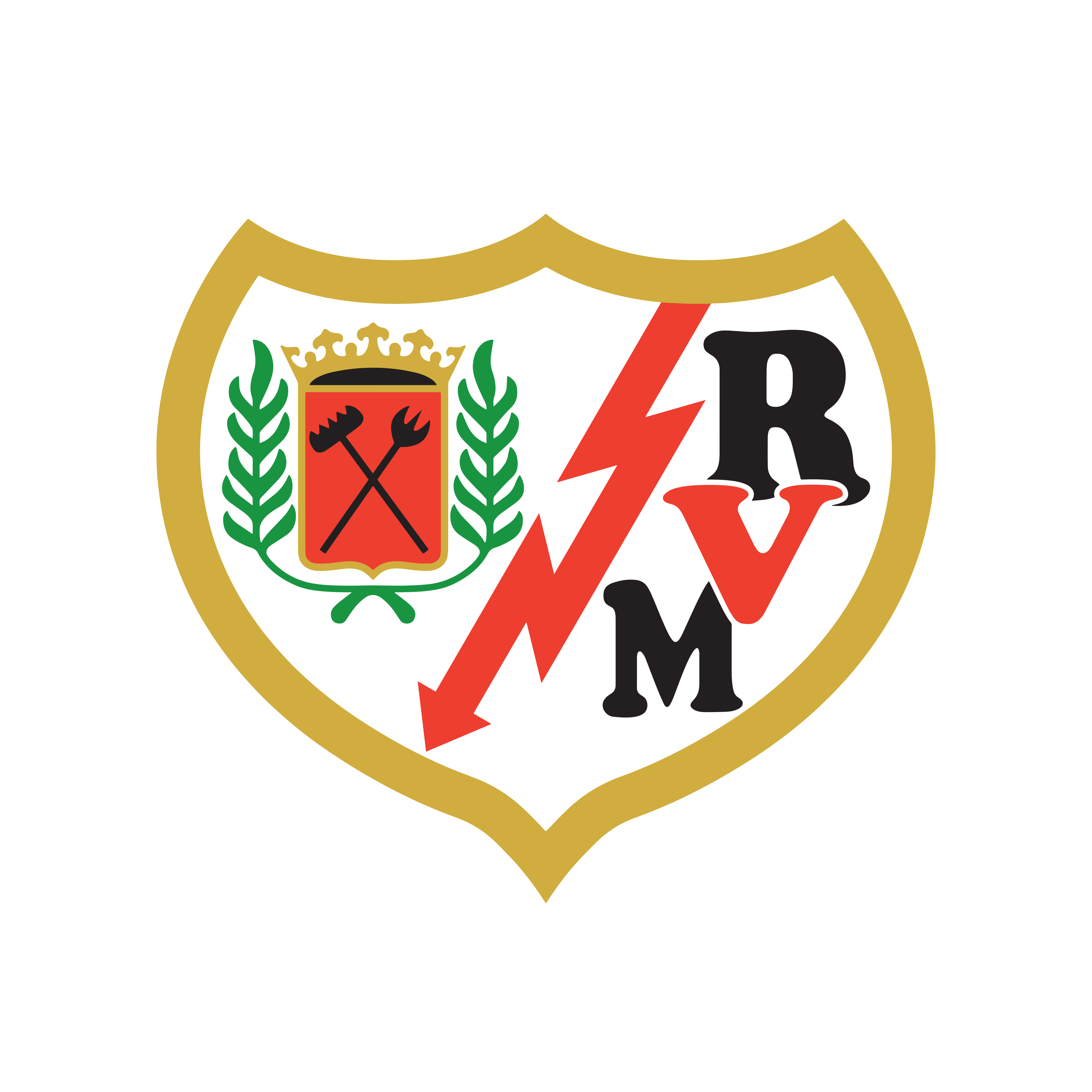 rayo vallecano logo 0 - Rayo Vallecano Logo
