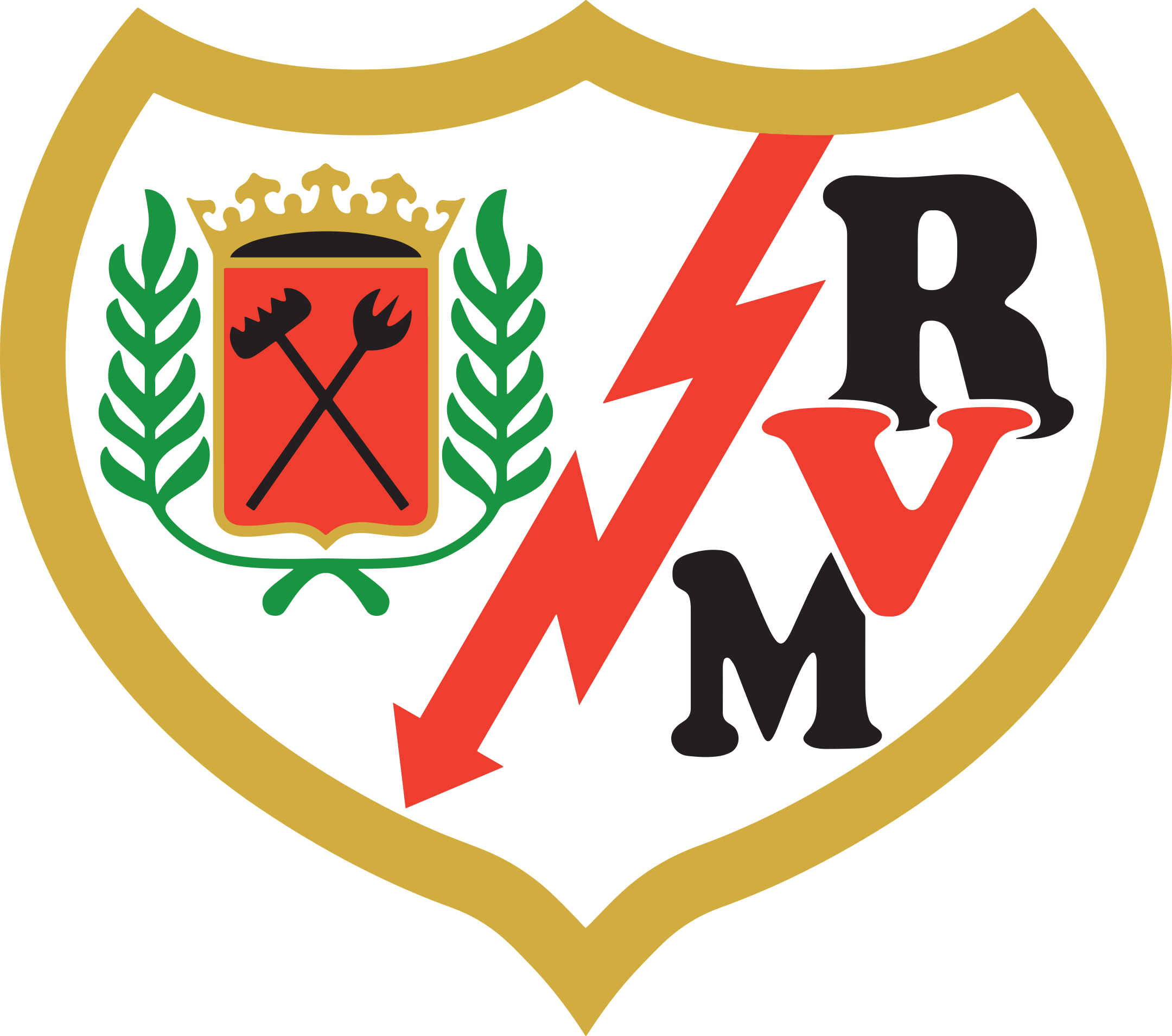 rayo vallecano logo 1 - Rayo Vallecano Logo