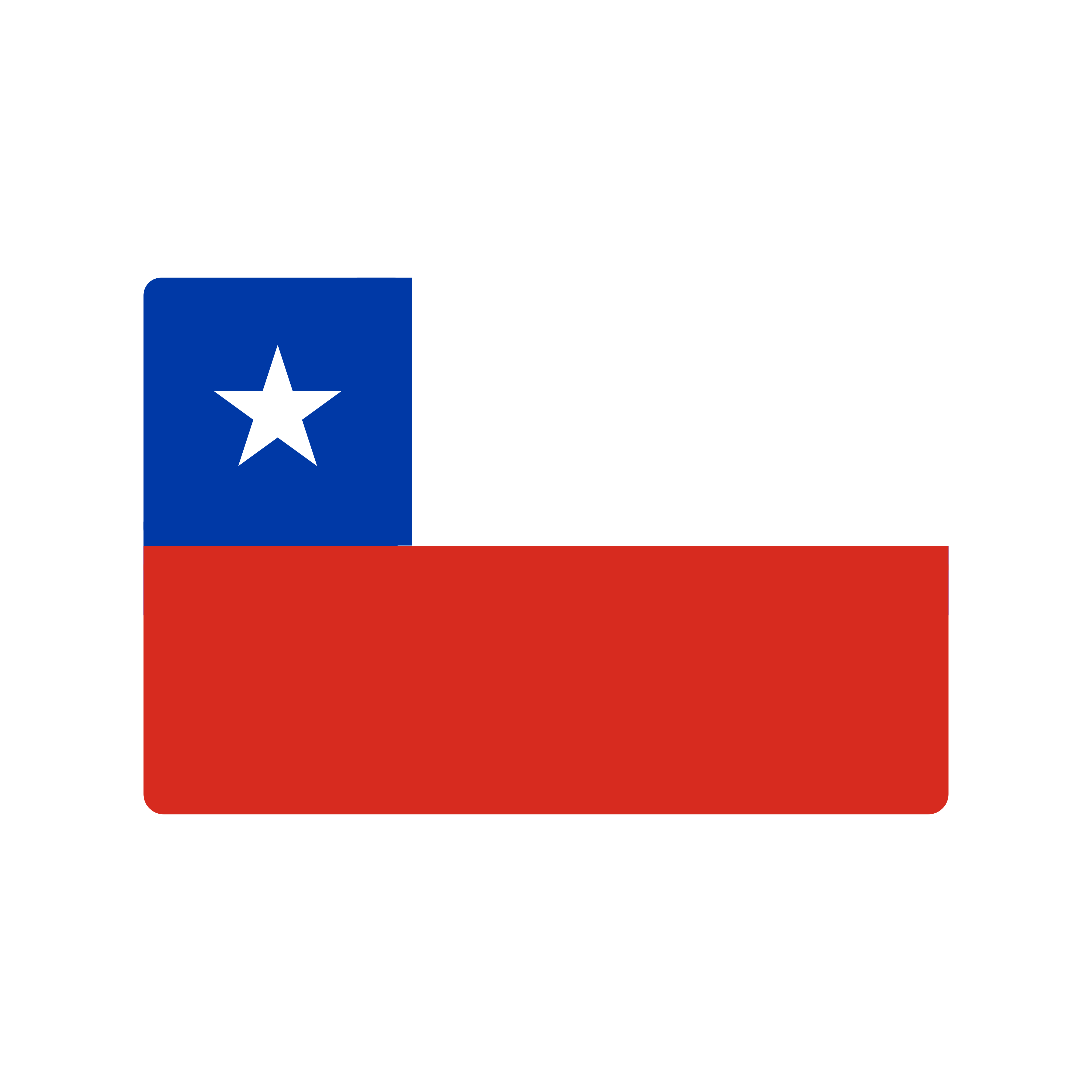 Bandeira Chile flag PNG.