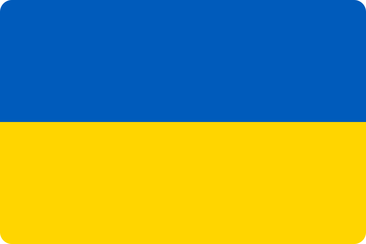 Bandeira da Ucrânia, Ukraine Flag.