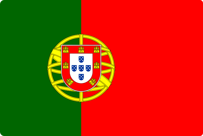 Bandeira de Portugal.