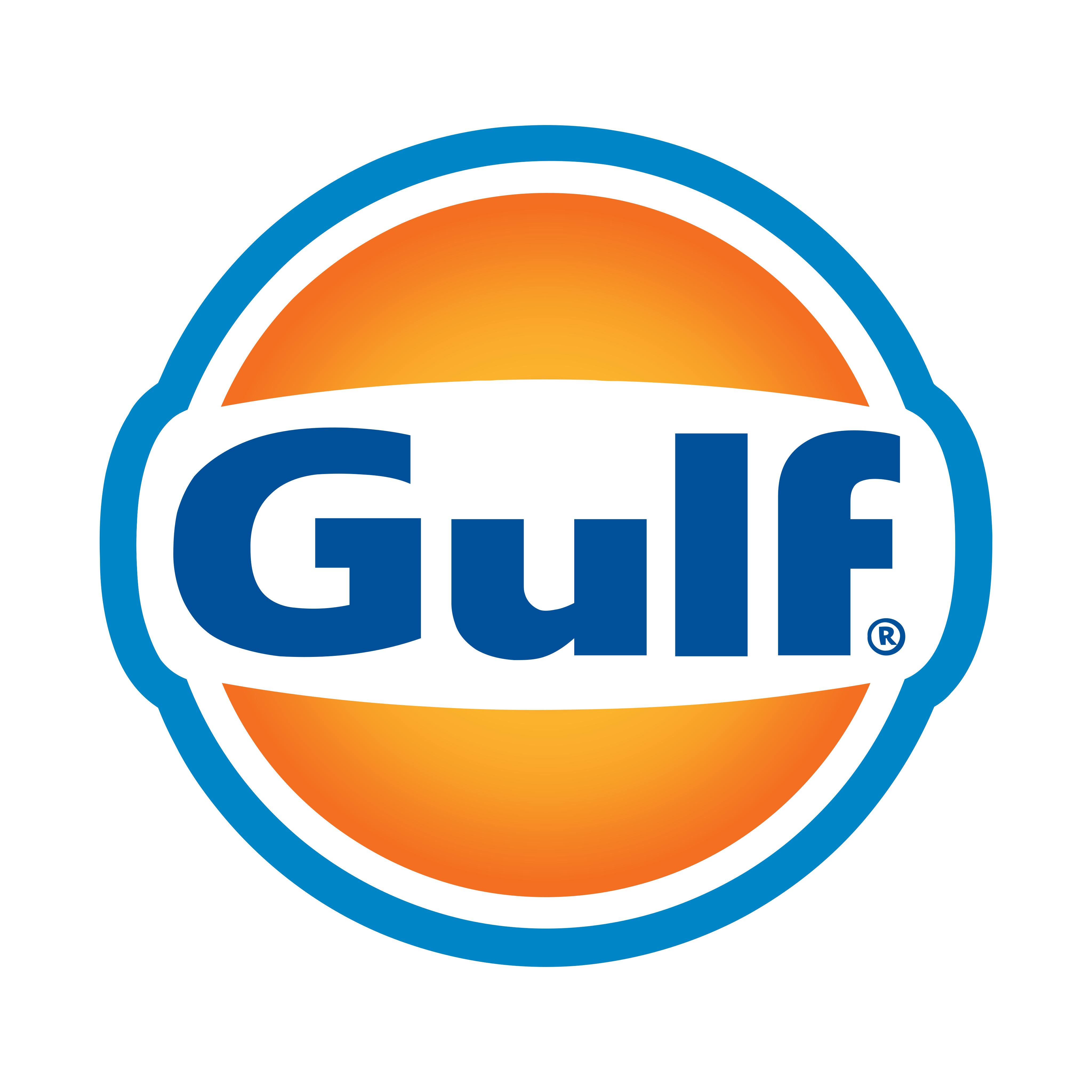 Gulf Oil Logo PNG.