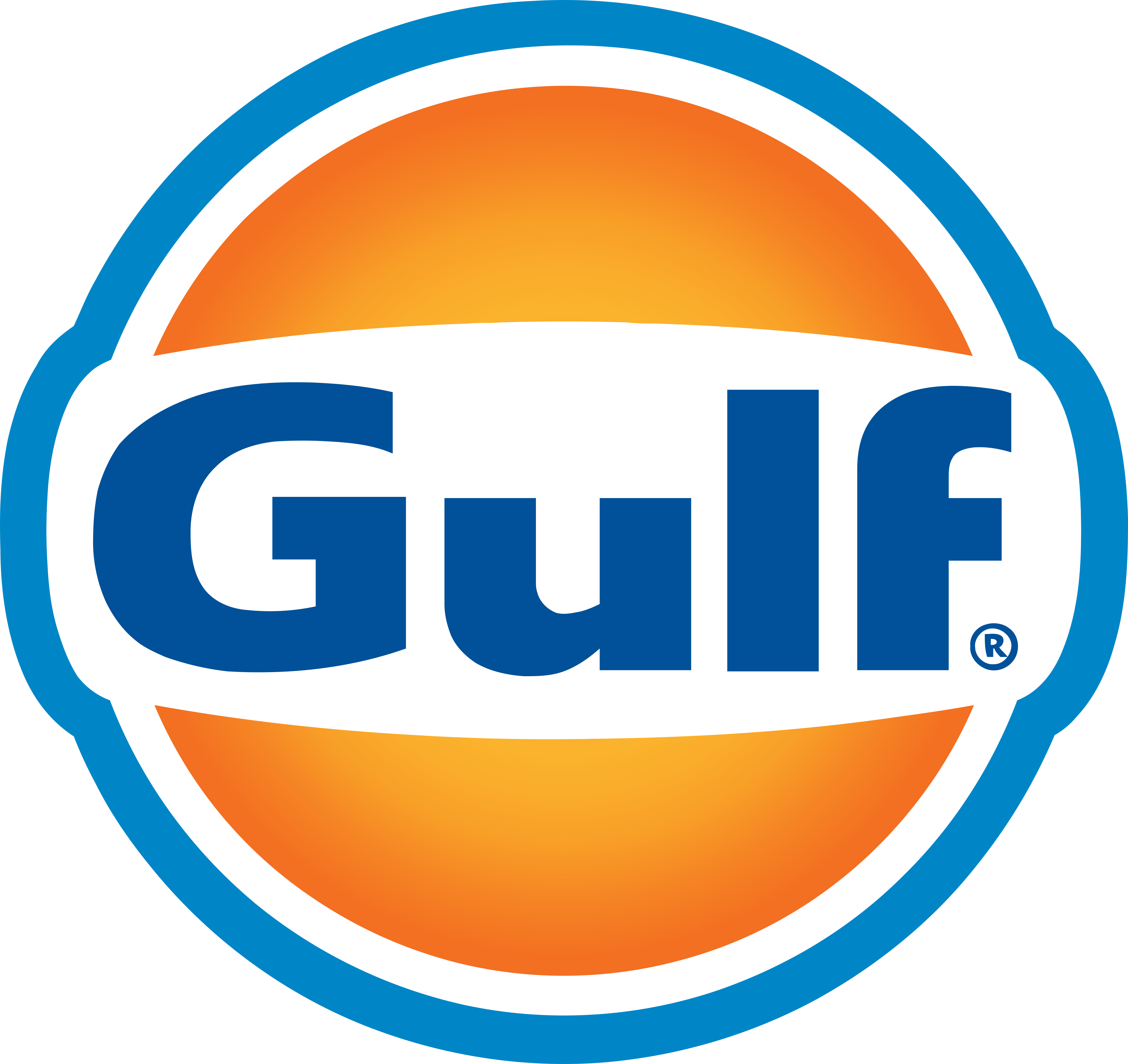Gulf Oil Logo.