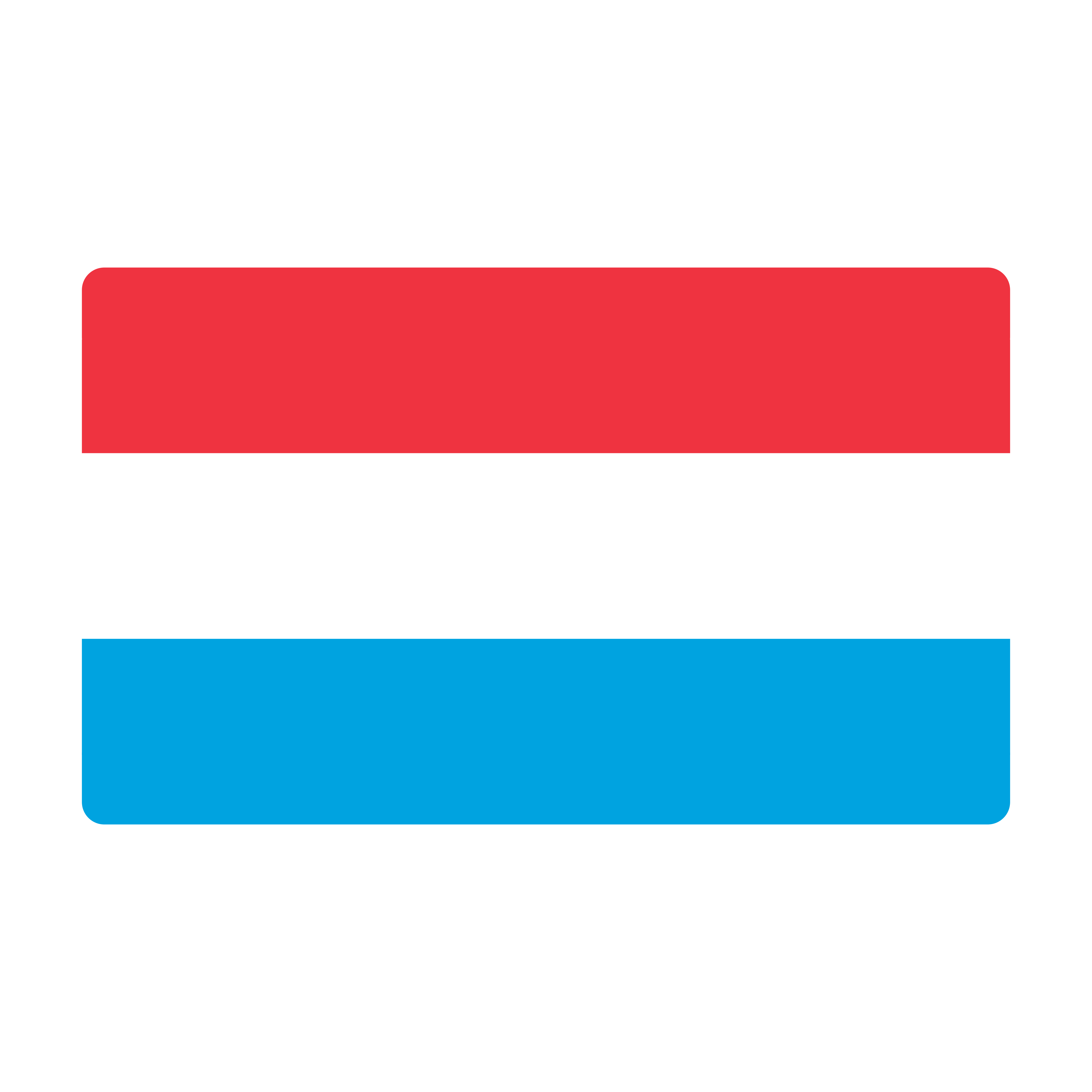 Bandera de Luxemburgo en formato PNG.