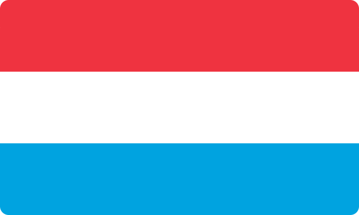 Bandera de Luxemburgo.