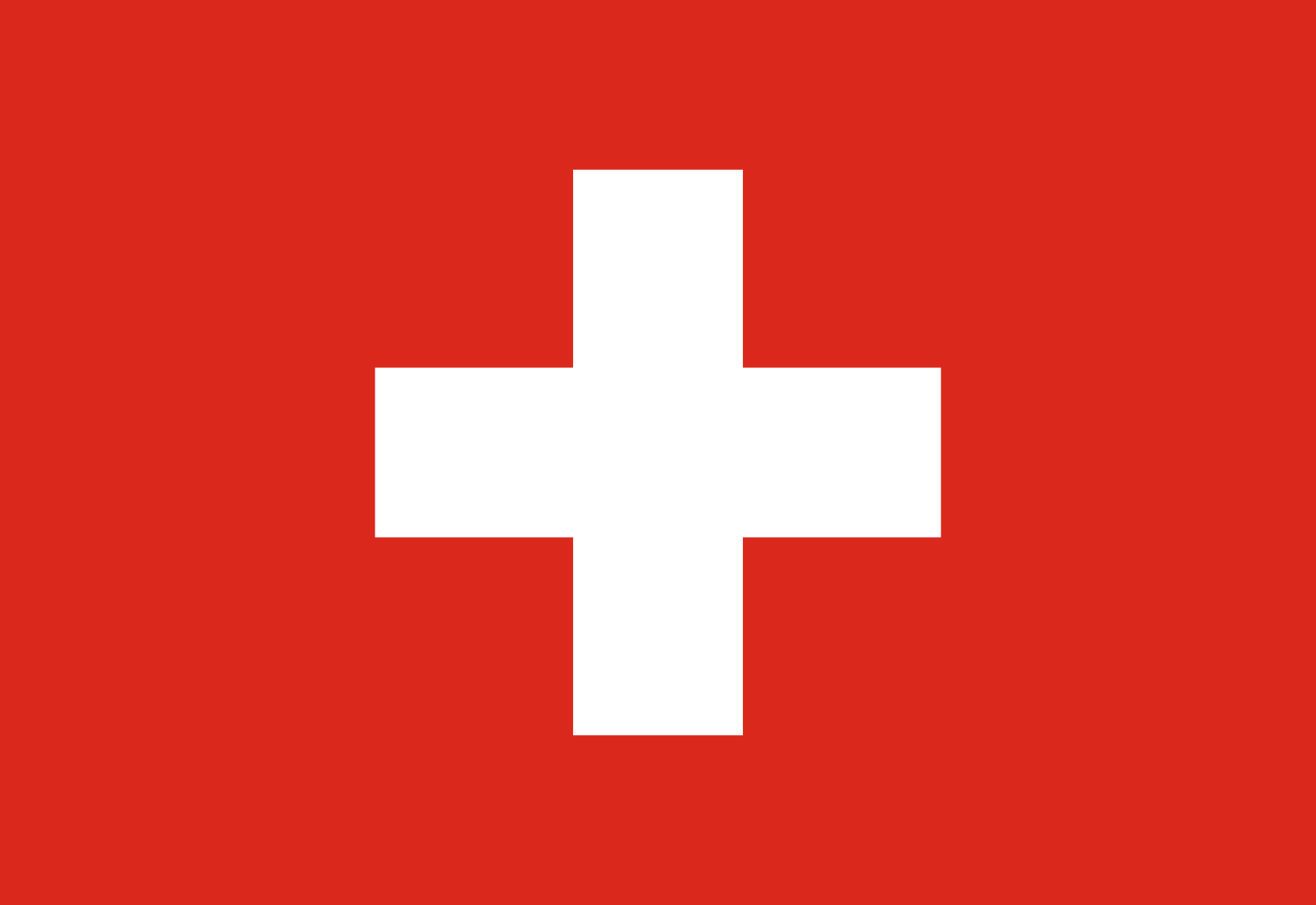 Bandeira da Suíça.