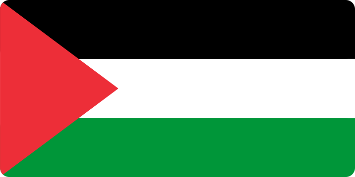 Bandeira da Palestina.