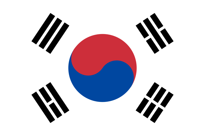 bandeira south korea flag 2 - Drapeau de la Corée du Sud