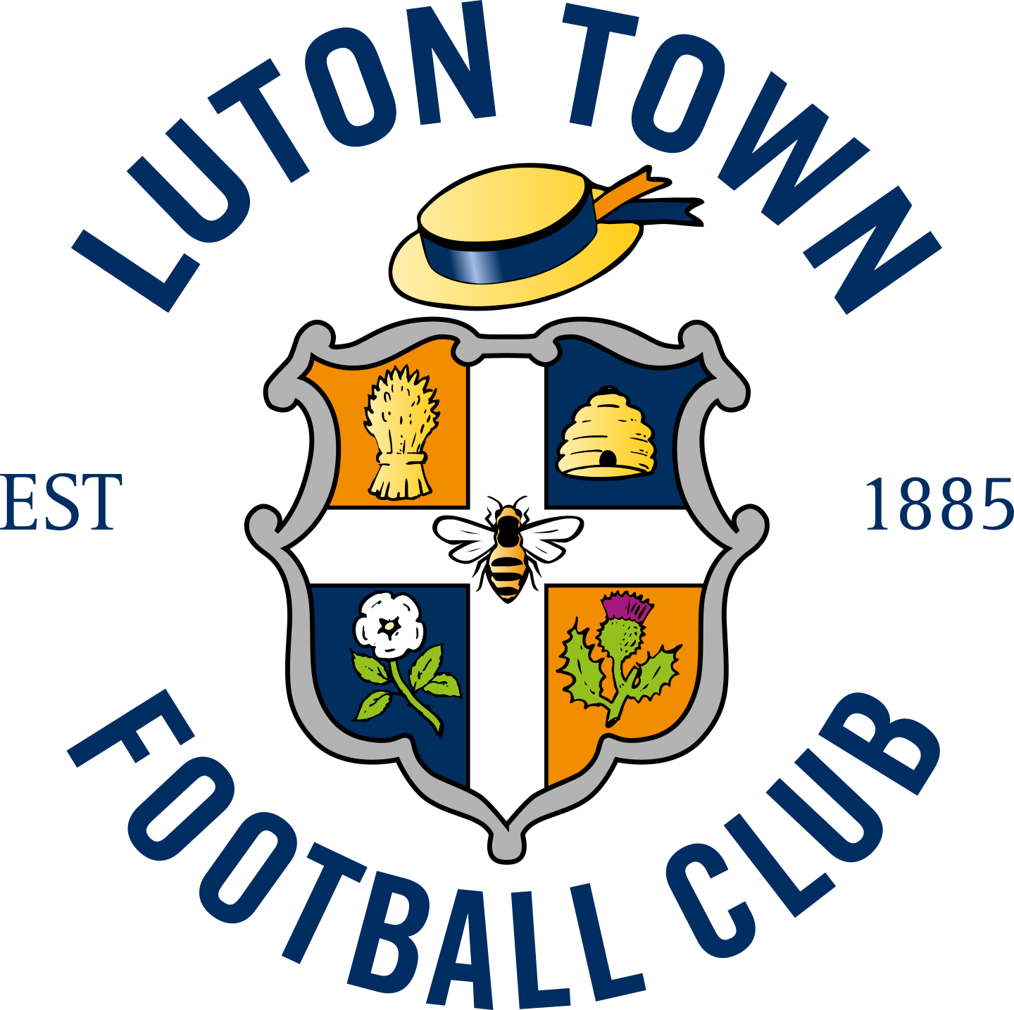 luton town fc logo 1 - Luton Town FC Logo