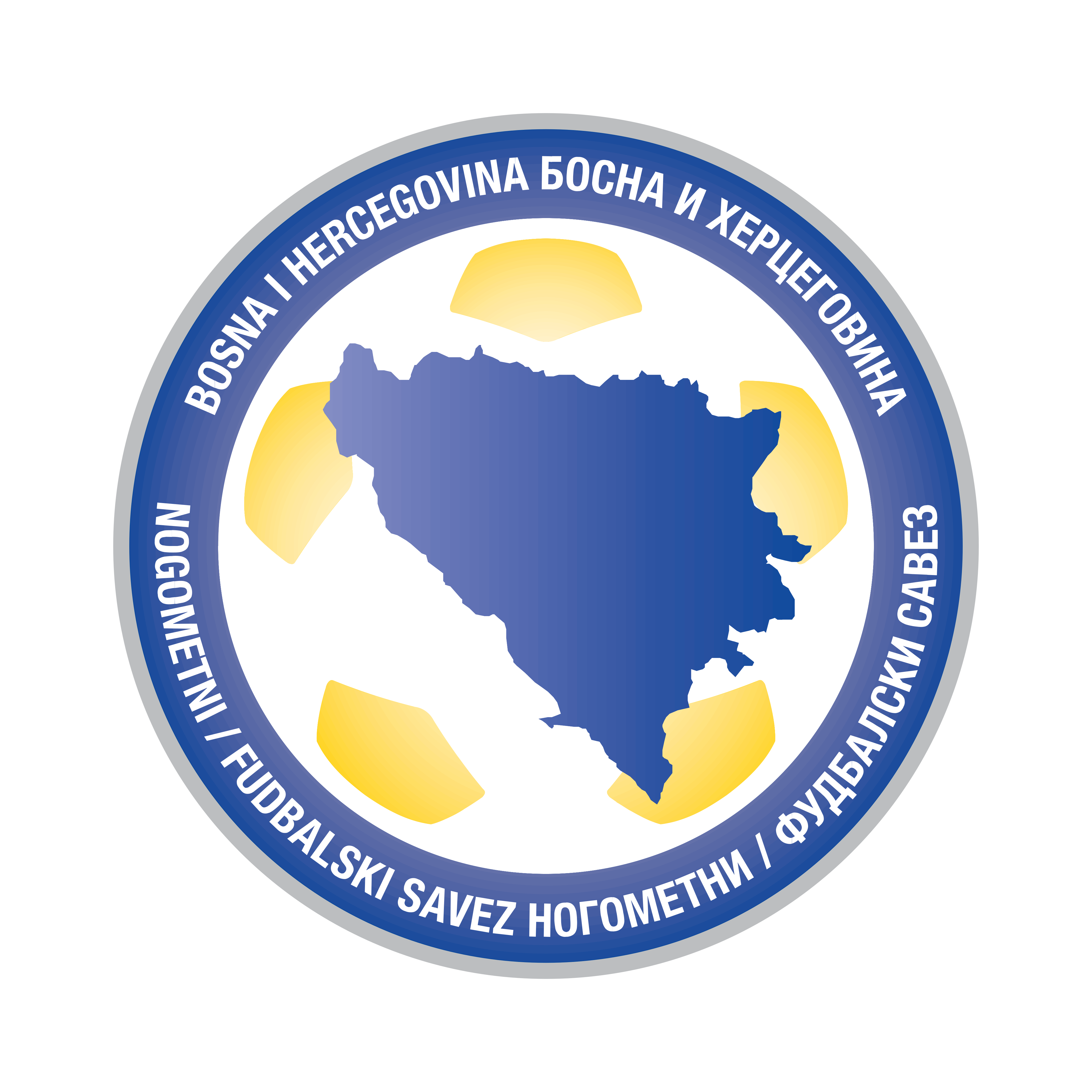 Logotipo PNG de la Selección de Bosnia y Herzegovina.