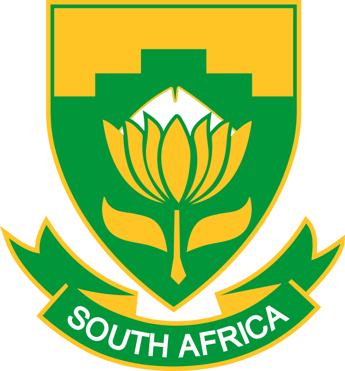 Seleção da África do Sul Logo vector.