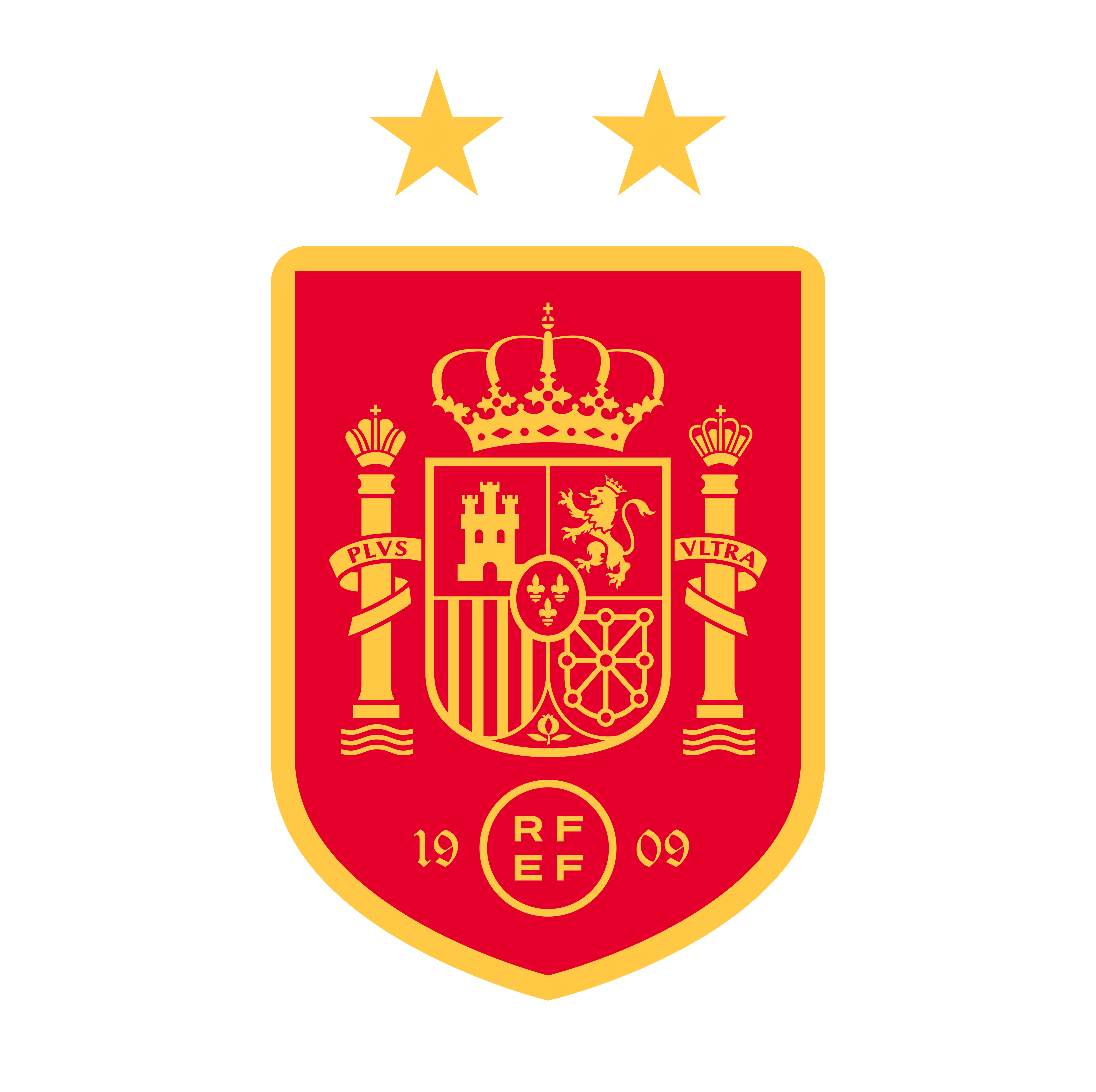 Selección de España Logo 2 estrellas 2026 PNG.